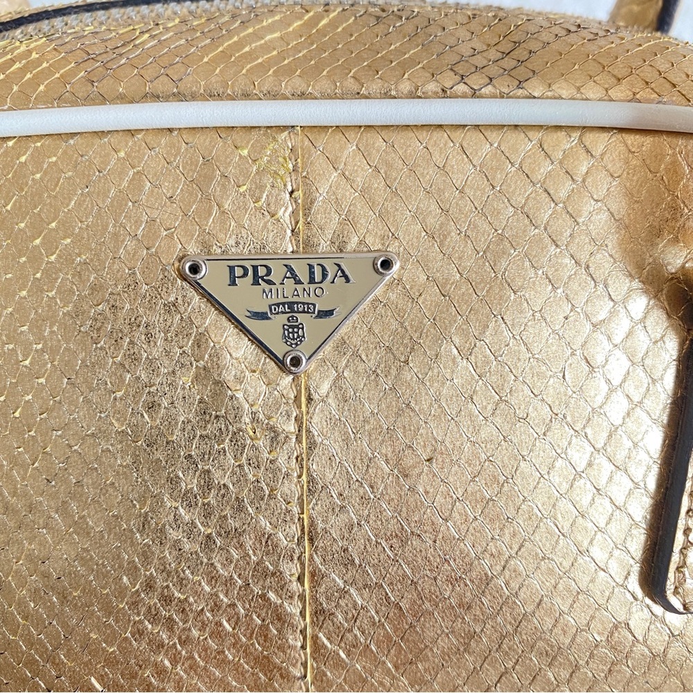 Prada gold Python mini bag - Picture 9 of 16